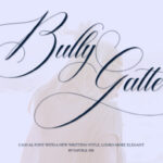 Bully Gatte Font Poster 8