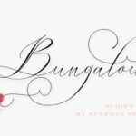 Bungalow Script Font Poster 1