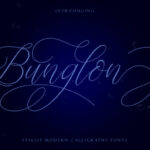 Bunglon Font Poster 1