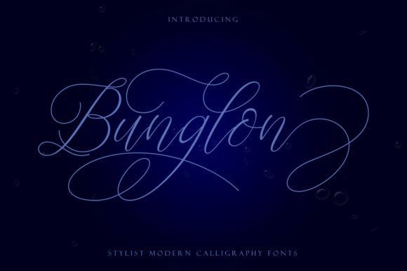 Bunglon Font Poster 1