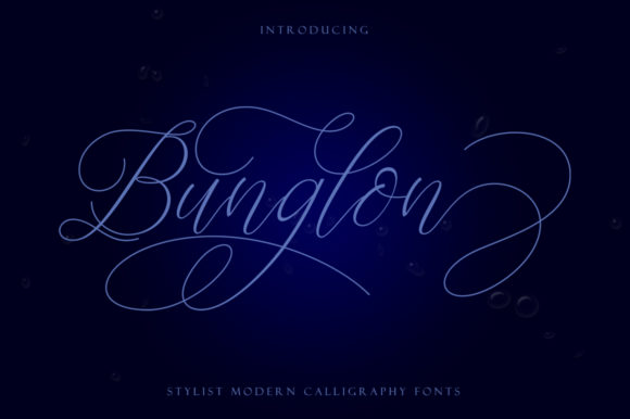 Bunglon Font Poster 1
