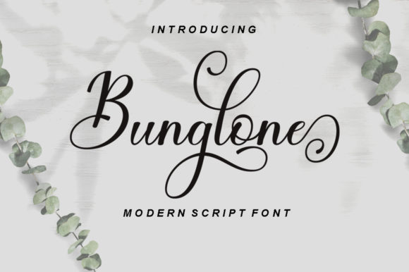 Bunglone Font
