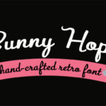 Bunny Hop Font Poster 1