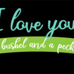 Bushel and a Peck Font Poster 4