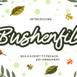 Bushenfil Font Poster 1