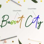 Busset City Font Poster 8