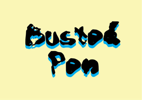 Busted Pen Font