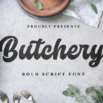 Butchery Font Poster 1