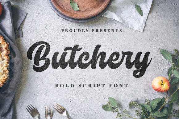 Butchery Font Poster 1