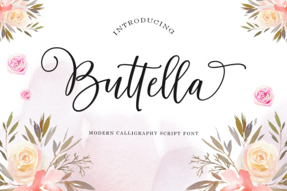 Buttella Script Font