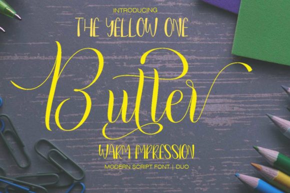 Butter Font Poster 1