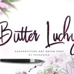 Butter Luchy Font Poster 10