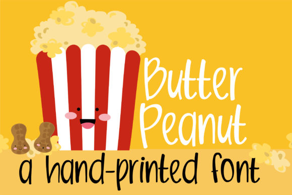 Butter Peanut Font Poster 1