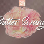 Butter Swany Font Poster 1