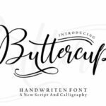 Buttercup Font Poster 1