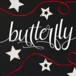 Butterfly Font Poster 1