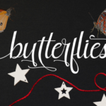 Butterfly Font Poster 2