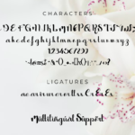 Butterfly Font Poster 4