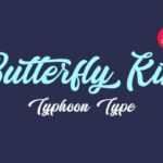 Butterfly Kiss Font Poster 1