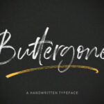 Buttergone Font Poster 1