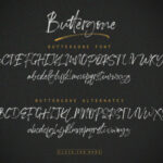 Buttergone Font Poster 14