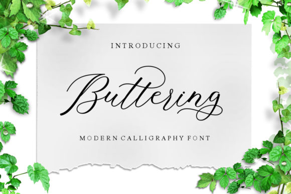 Buttering Font