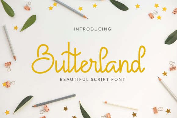 Butterland Font Poster 1