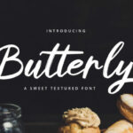 Butterly Font Poster 1