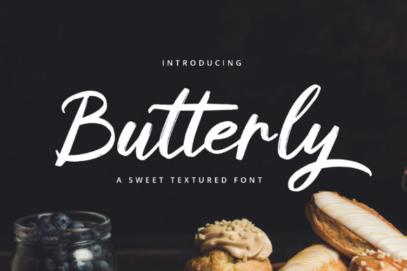 Butterly Font Poster 1