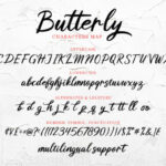 Butterly Font Poster 9
