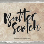 Butterscotch Font Poster 1