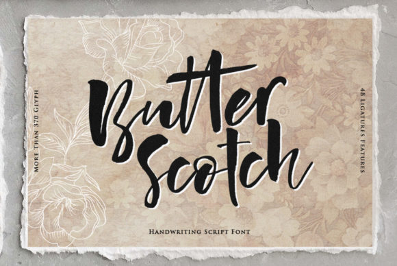 Butterscotch Font Poster 1