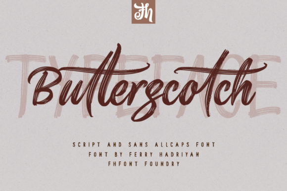 Butterscotch Font Poster 1