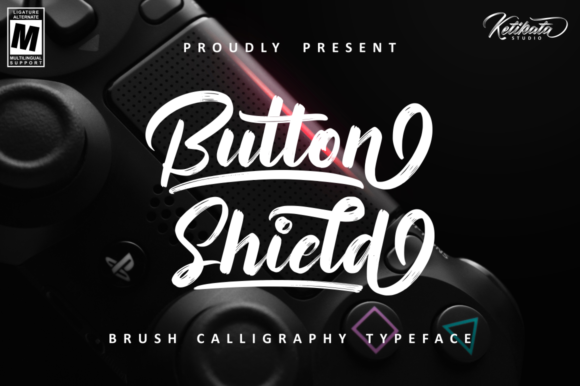 Button Shield Font