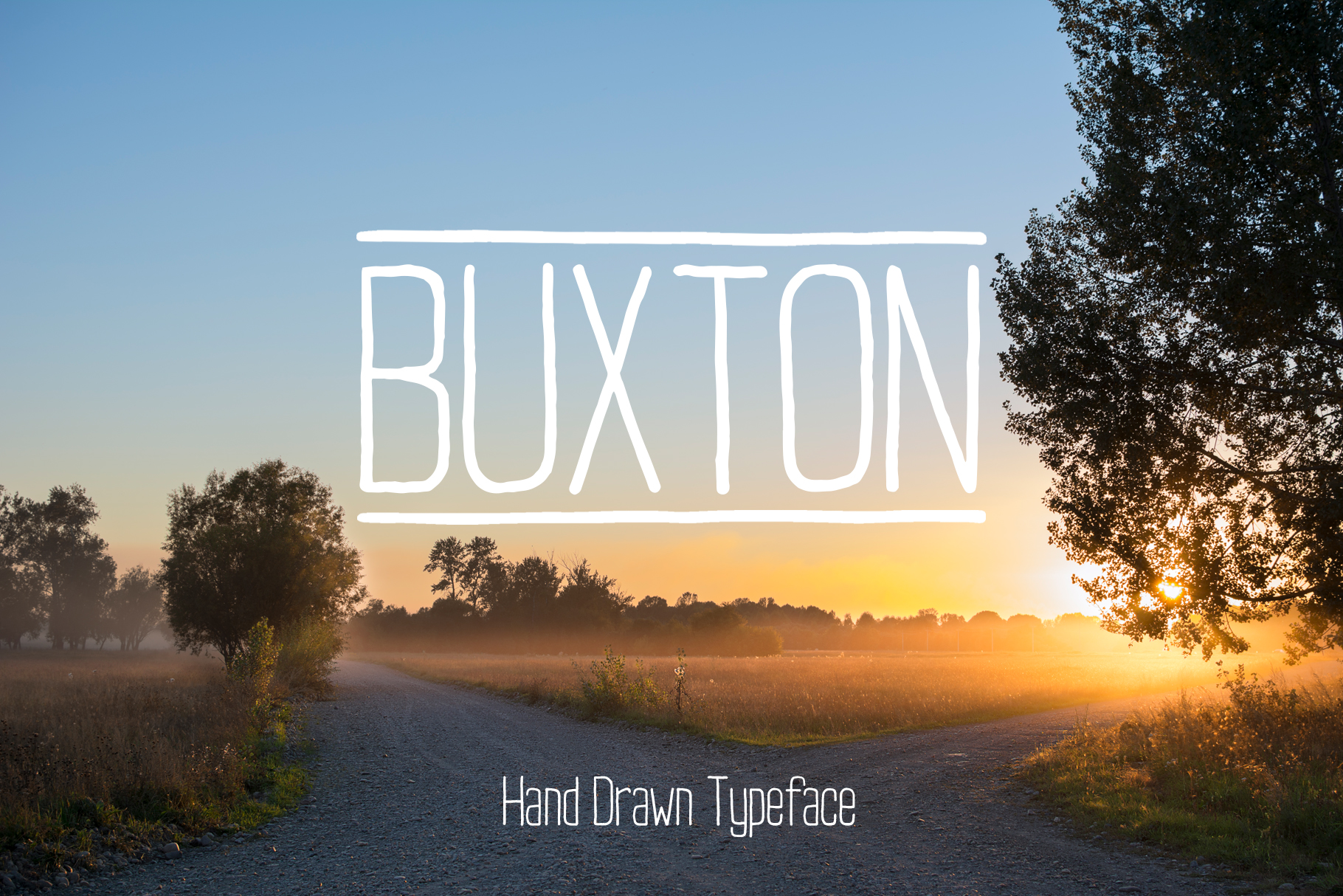 Buxton Font Poster 1