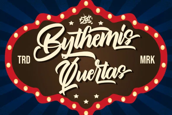 Bythemis Quertas Font Bythemis Quertas Font Poster 1