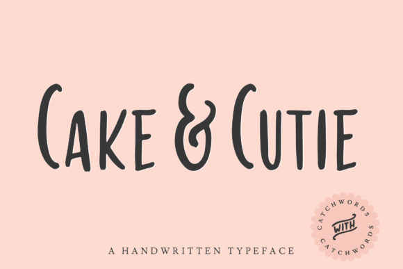 Cake & Cutie Font Poster 1