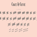 Cake & Cutie Font Poster 8