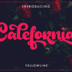 Calefornia Script Font Poster 1