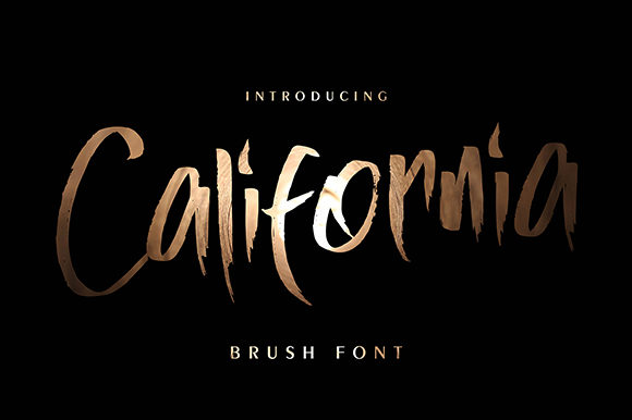 California Font Poster 1