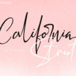 California Street Font Poster 1
