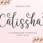 Calissha Duo Font Poster 1