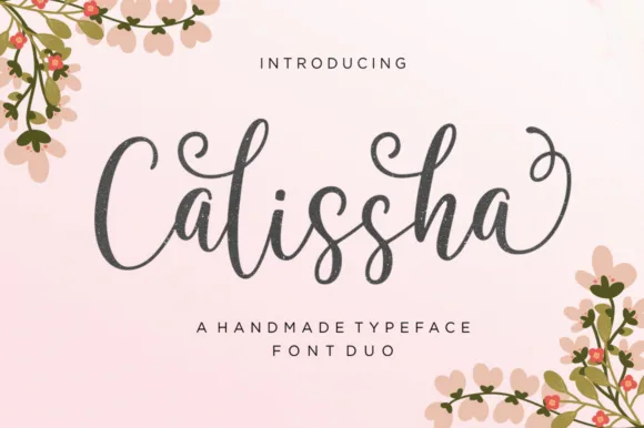 Calissha Duo Font Calissha Duo Font Poster 1