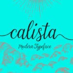 Calista Font Poster 1