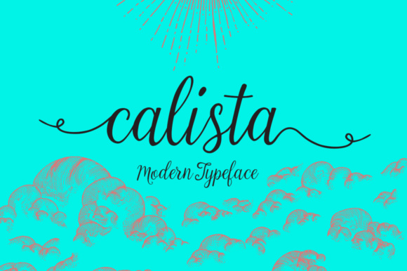 Calista Font Poster 1