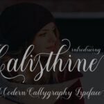 Calisthine Font Poster 1