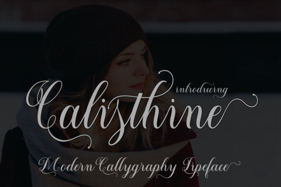 Calisthine Font Poster 1