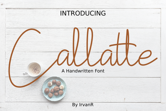 Callatte Font Poster 1