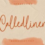 Calledliner Font Poster 1