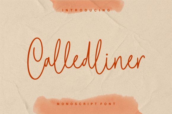 Calledliner Font Poster 1